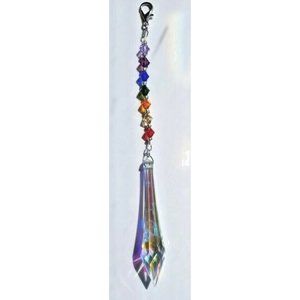 Handmade Swarovski Prism Icicle 100ab Suncatcher 4